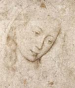 Head of the Madonna WEYDEN, Rogier van der